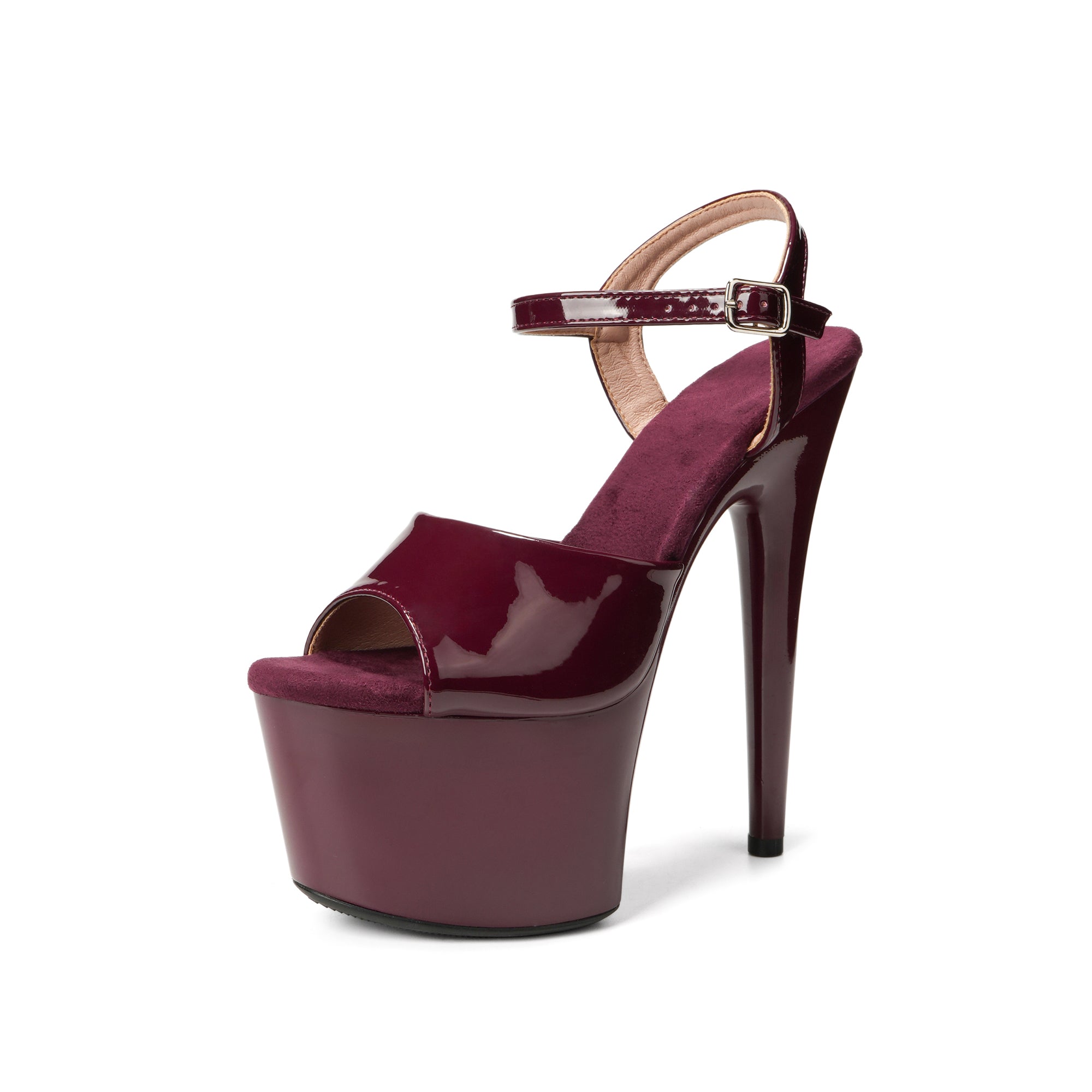 WUXIN H&P 7 Inch Stiletto Platform Sandals | Patent Leather | 5 Colors | US Size 5-14