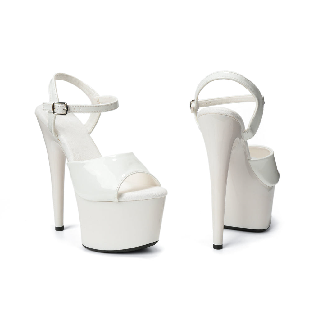 WUXIN H&P 7 Inch Stiletto Platform Sandals | Patent Leather | 5 Colors | US Size 5-14